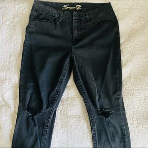 Seven7 High Rise Tummyless Skinny Jeans